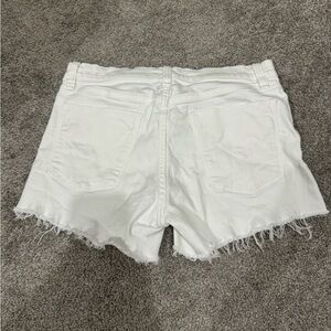 Hudson White Jean Shorts